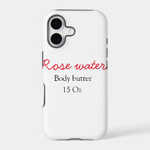 Rose body butter add your text name custom weight