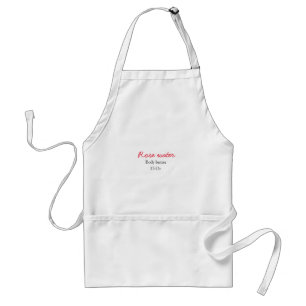 Rose body butter add your text name custom weight standard apron