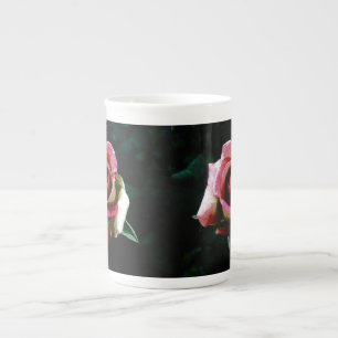 rose bone china mug