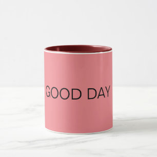 ROSE BONNE JOURNÉE MUG