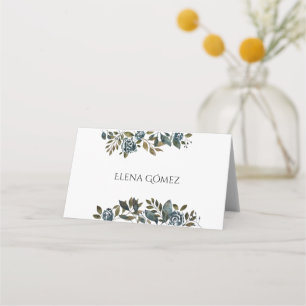 Rose Botanical Place Card