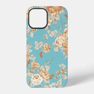 Rose bouquet design Seamless pattern with White ba iPhone 12 Case