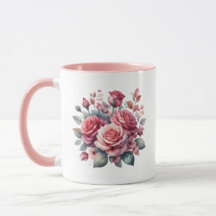 Rose Bouquet Floral Design-62101 Mug
