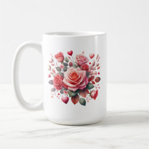 Rose Bouquet Floral Design-62103 Coffee Mug