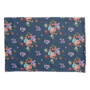 Rose Bouquet Floral Pattern Pillowcase