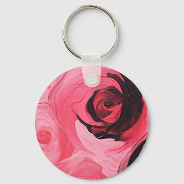 Rose Bud  Keychain (Front)