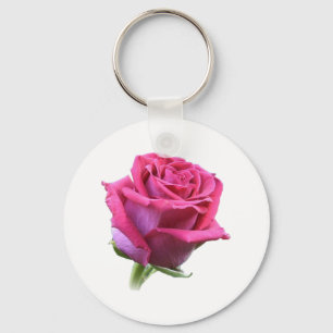 Rose Bud Picture Keychain