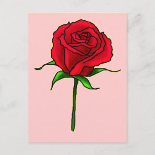 Rose Bud Postcard