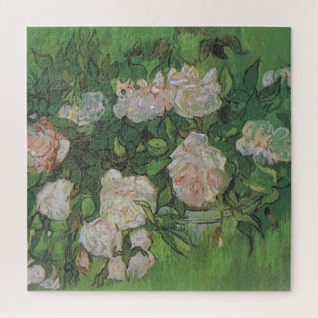 Rose Bush by Vincent Van Gogh Jigsaw Puzzle (Vertical)