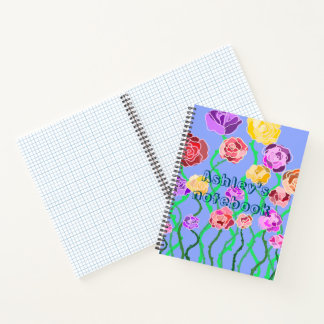 Rose bushes notebook
