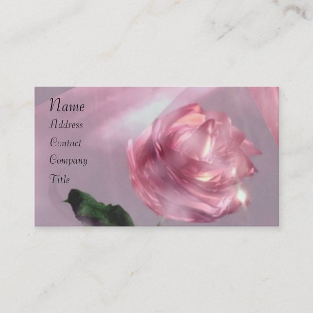 Rose Business Card (Front)