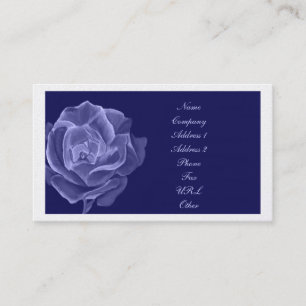 Rose business/profile card blue tone