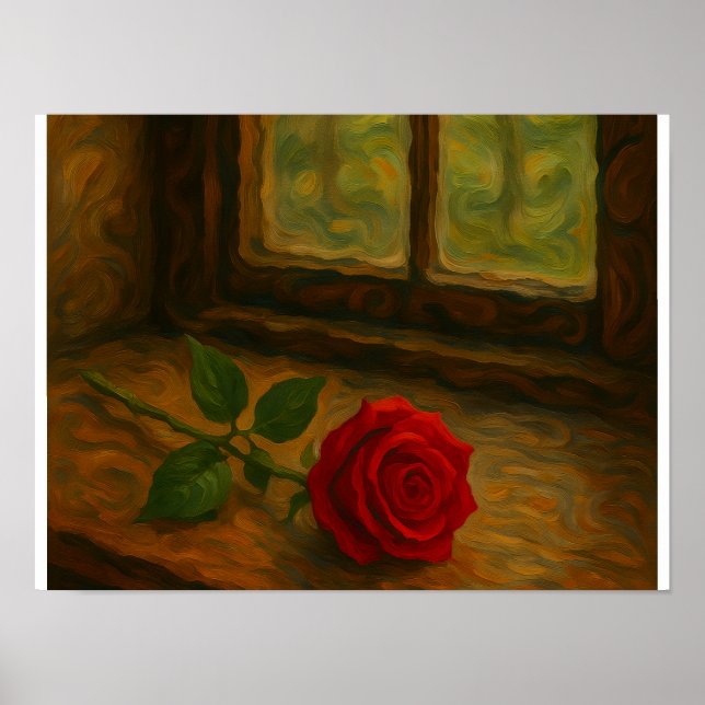 Rose by the window poster (Front)