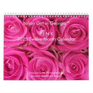 ROSE - Calendrier 2025 de douze mois