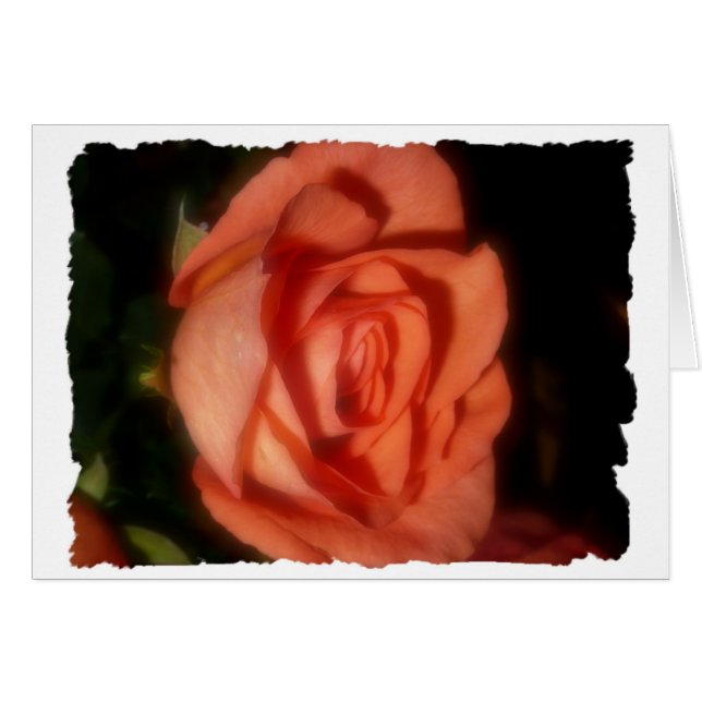 Rose card (Front Horizontal)