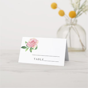 Rose - Cartes de lieu de mariage