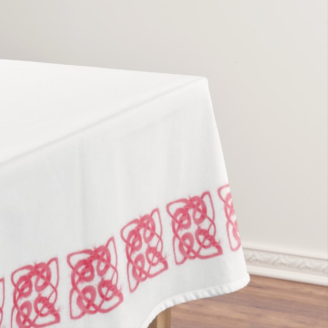 ROSE CELTIC KNOT 52x70 Tablecloth (In Situ)