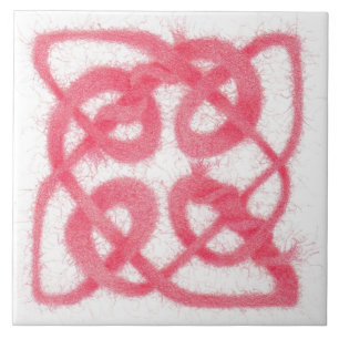 ROSE CELTIC KNOT 6" Carreaux en céramique