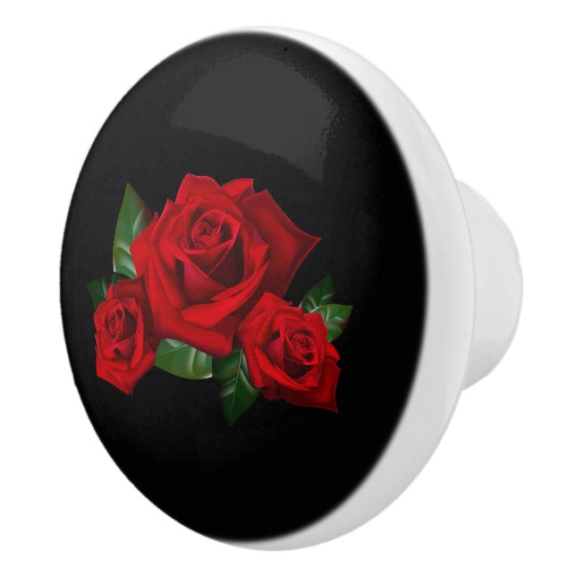 Rose Ceramic Knob (Right)