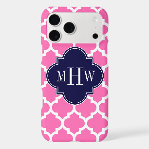Rose Chaud #2 Blanc Marocain #5 Navy 3 Monogramme