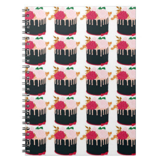Rose chocolate cake - Funny Chocolate Lover Gift Notebook