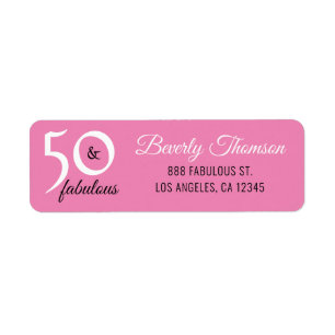 Rose Cinquante et fabuleux 50e anniversaire Script