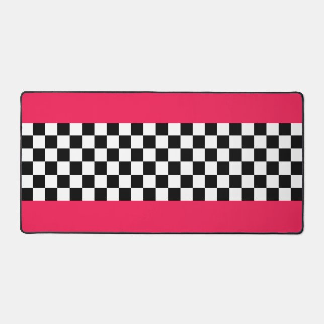 Rose clair et damier (Recto)