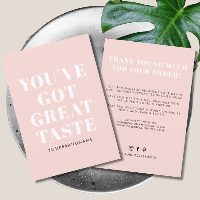 Rosé clair, vous avez un grand goût merci (Créateur téléchargé)