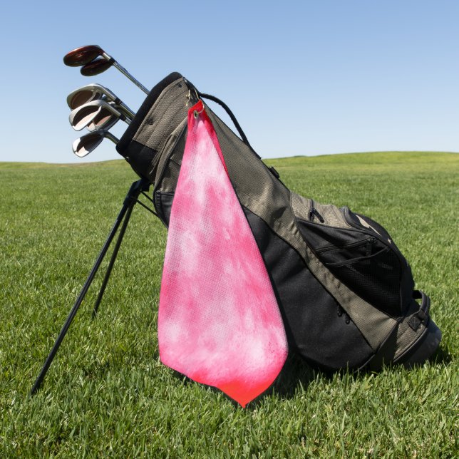 Rose Cloud Effet Golf Serviette (Vert)