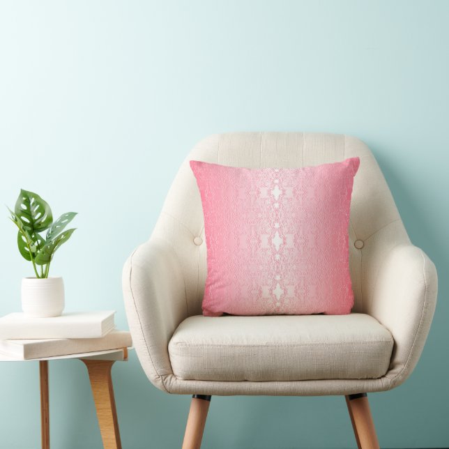 Rose - Colour of heart Throw Pillow (Chair)
