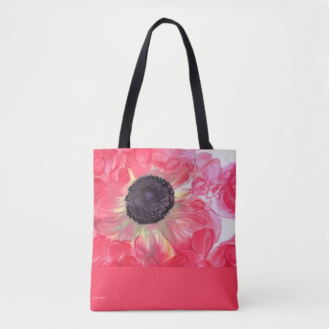 Rose-Coloured Anemone Tote (Front)