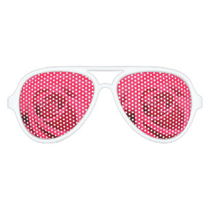 Rose Coloured Aviator Sunglasses