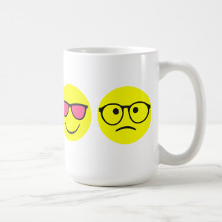 Rose coloured glasses coffee mug