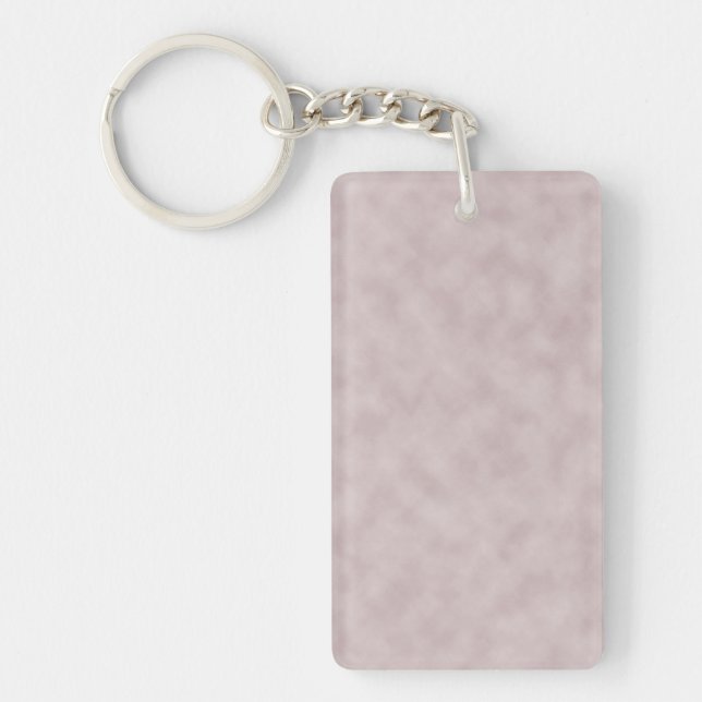 Rose Coloured Parchment Texture Background Keychain (Front)