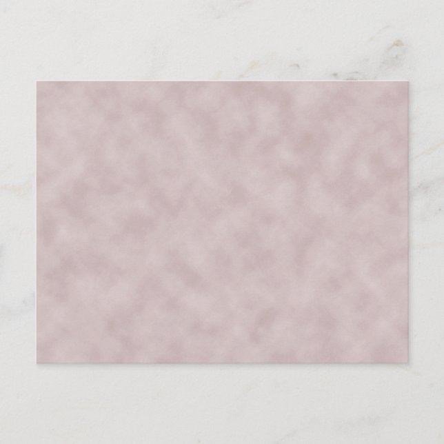 Rose Coloured Parchment Texture Background Postcard (Front)