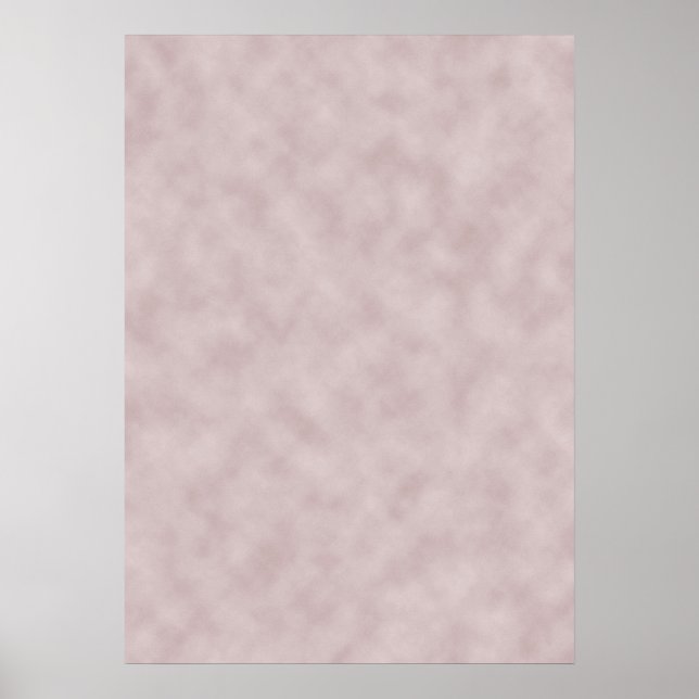 Rose Coloured Parchment Texture Background Poster (Front)