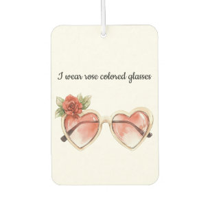 Rose Coloured Sunglasses Air Freshener