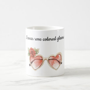 Rose Coloured Sunglasses Coffee Mug