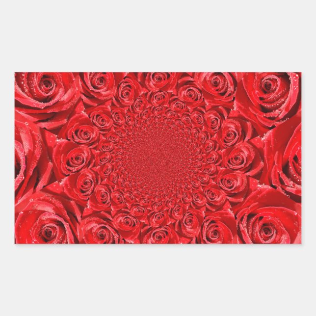 Rose-Coloured World: Floral Fantasy Sticker (Front)