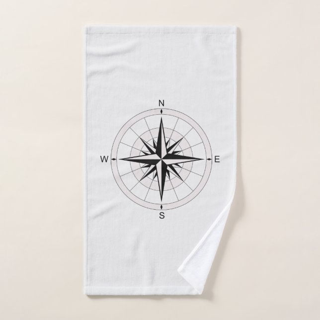 Rose Compass vintage   (Serviette à main)