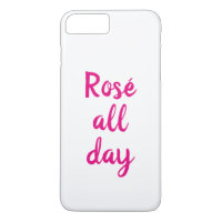 Rosé coque iphone toute la journée