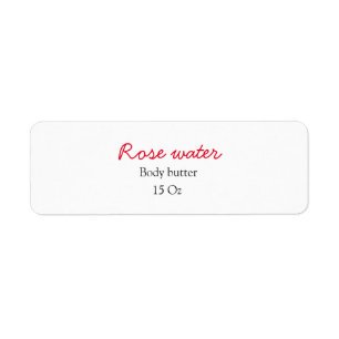 Rose corps beurre ajouter votre nom de texte poids