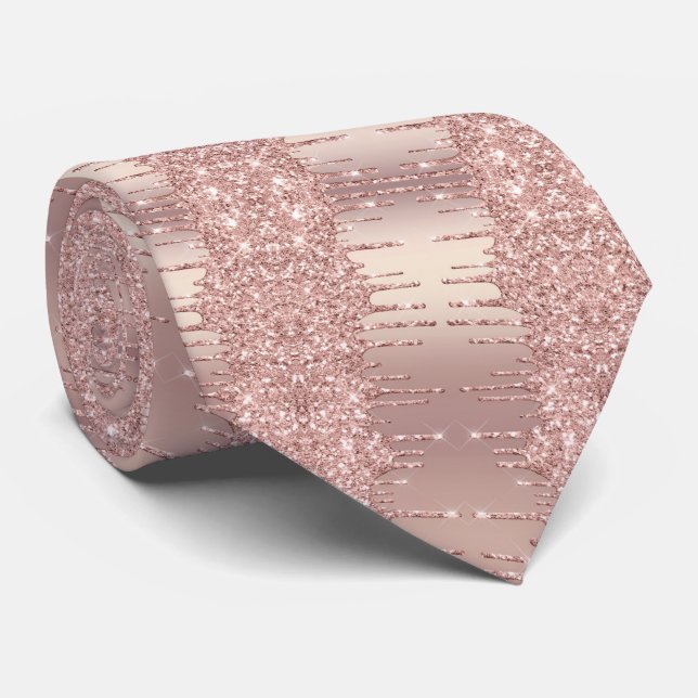 Rose Cravate étincelant  Gold Blush Parties scinti (Roulé)
