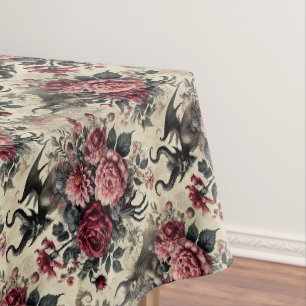 🔥 Rose Crematory – Gothic Medium Pattern Tablecloth