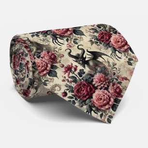 🔥 Rose Crematory – Gothic Victorian  Tie