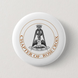 Rose Croix Scottish Rite 2 Inch Round Button