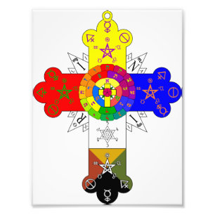 Rose Cross Lamen Photo Print