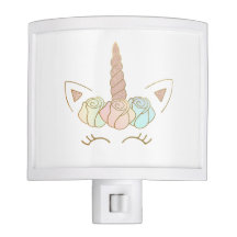 Rose Crown Unicorn Night Light