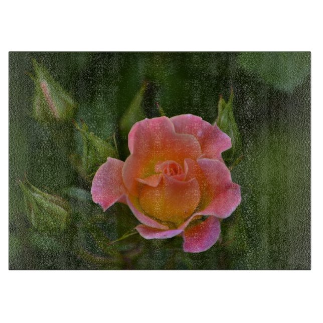 Rose Cutting Board (Front)