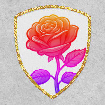 Rose d'amour prismatique à repasser